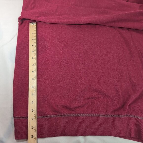 Carleton University Red 1/4 Zip Collared Sweater Campus Crew Athletics S Small - Picture 8 of 11